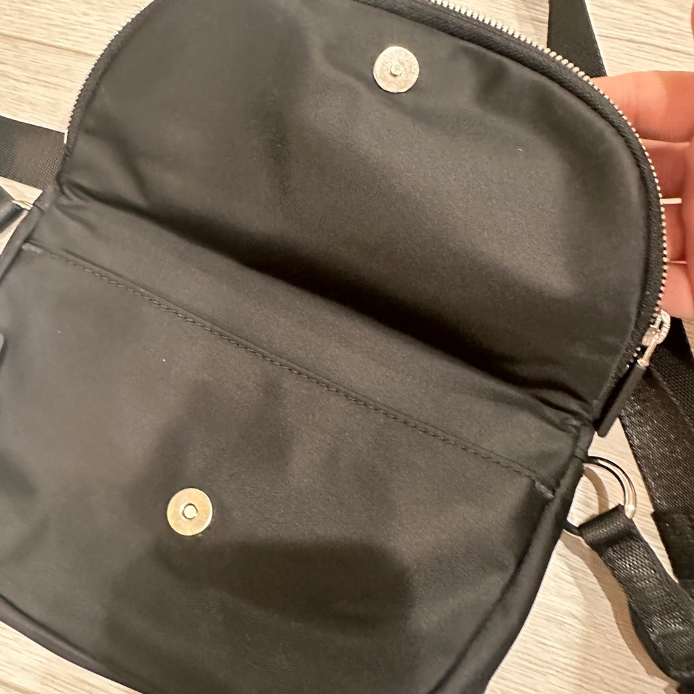 Lululemon Athletica Black Crossbody Bag with Matte Finish DOES NOT HAVE TAGS